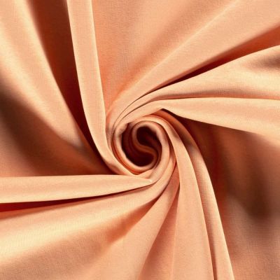 Tissu Molleton Sweat uni Saumon - Par 10 cm