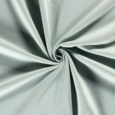 Tissu Molleton Sweat uni Vert menthe - Par 10 cm