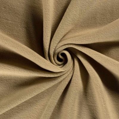 Tissu Polaire  uni Beige - Par 10 cm