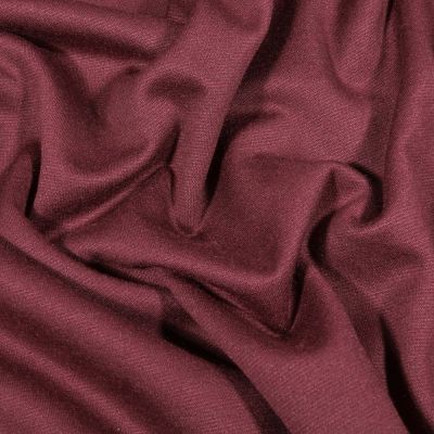 Tissu Jersey Milano uni Bordeaux - Par 10 cm