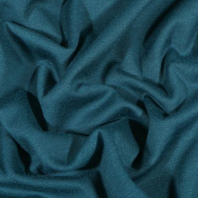 Tissu Jersey Milano uni Bleu pétrole - Par 10 cm