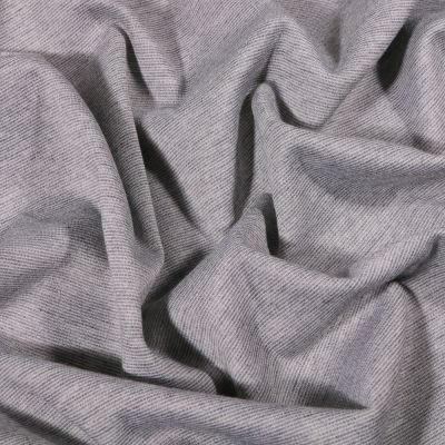 Tissu Jersey Milano uni Gris chiné - Par 10 cm