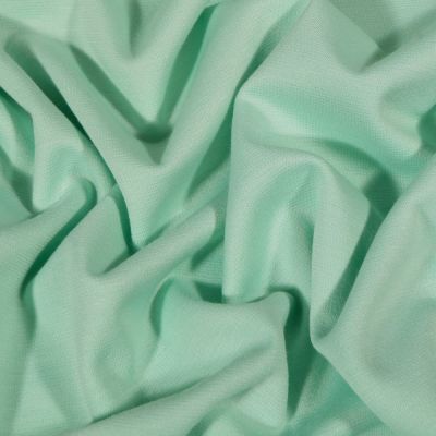Tissu Jersey Milano uni Vert menthe - Par 10 cm