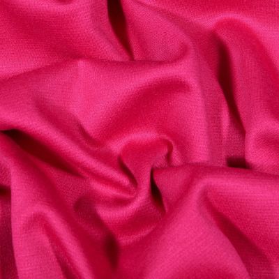 Tissu Jersey Milano uni Framboise - Par 10 cm