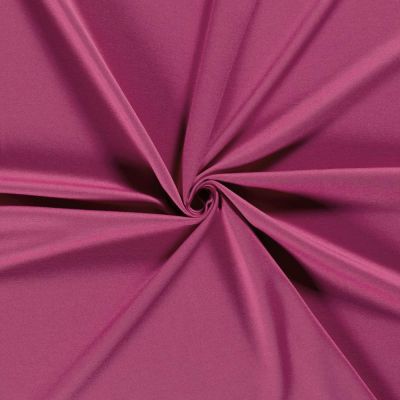 Tissu Jersey Viscose épais Romana uni Parme - Par 10 cm