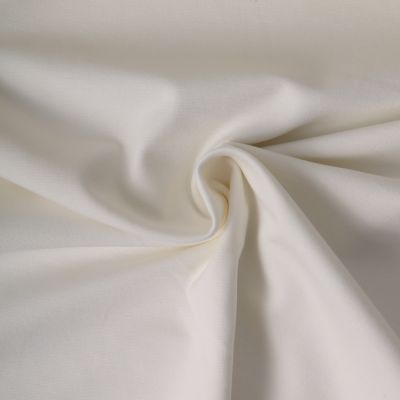 Tissu Jersey Viscose épais Romana uni Ecru - Par 10 cm