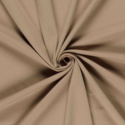 Tissu Jersey Viscose épais Romana uni Beige - Par 10 cm