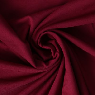 Tissu Jersey Viscose Modena uni Bordeaux - Par 10 cm