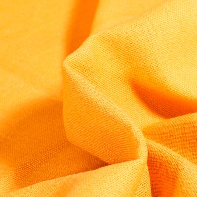 Tissu Viscose Lin uni Jaune - Par 10 cm
