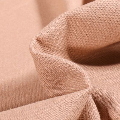 Tissu Viscose Lin uni Beige - Par 10 cm