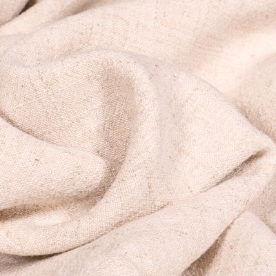 Tissu Viscose Lin lavé uni Naturel - Par 10 cm