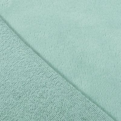 Tissu Micro Éponge Bambou Vert menthe - Par 10 cm