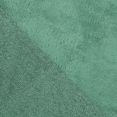 Tissu Micro Éponge Bambou Vert d&#039;eau - Par 10 cm