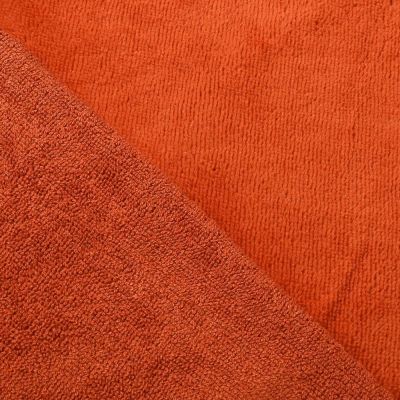 Tissu Micro Éponge Bambou Brique - Par 10 cm