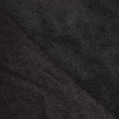Tissu Micro Éponge Bambou Noir ébène - Par 10 cm
