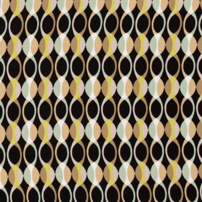 Tissu Viscose Twill Glenn sur fond Camel - Par 10 cm
