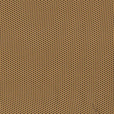 Tissu Viscose imprimé Ellen pois sur fond Camel - Par 10 cm