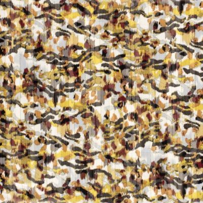Tissu Mousseline lurex abstraits Bordeaux - Par 10 cm