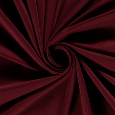 Tissu Jersey Sportswear uni Bordeaux - Par 10 cm