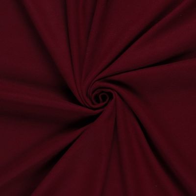 Tissu Drap de manteau  Cœur de Laine uni Bordeaux - Par 10 cm
