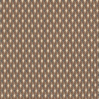 Tissu Bengaline Viscose motifs abstraits sur fond Taupe - Par 10 cm