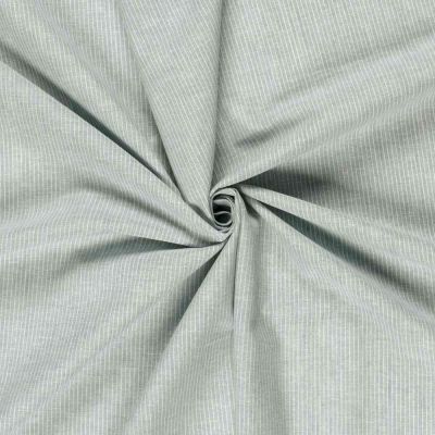 Tissu chambray coton uni Siena Vert menthe - Par 10 cm