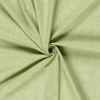 Tissu chambray coton uni Siena Vert citron - Par 10 cm