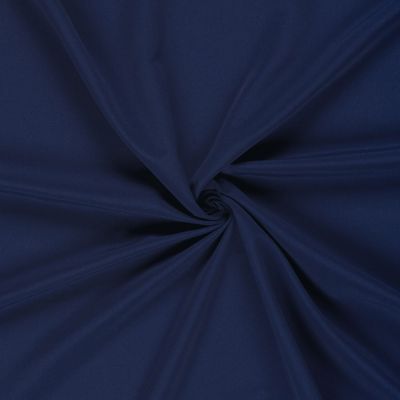 Tissu Short de bain déperlant recyclé uni Bleu marine - Par 10 cm