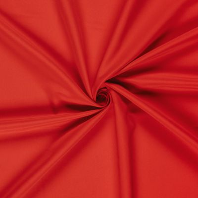 Tissu Short de bain déperlant recyclé uni Rouge - Par 10 cm