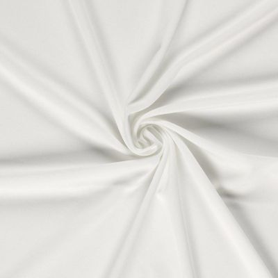 Tissu jersey crêpe uni Melissa Blanc cassé - Par 10 cm