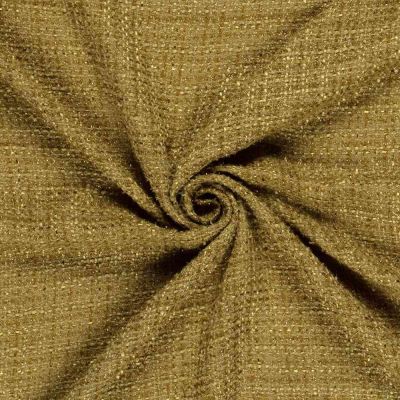 Tissu Jacquard Lurex Tweed Éclat uni  Vert olive - Par 10 cm