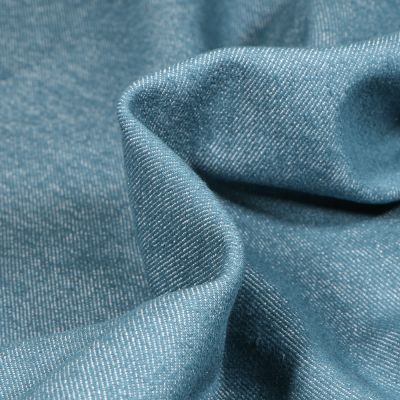 Tissu Denim Jeans Bleu acier - Par 10 cm