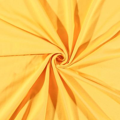 Tissu Jersey Coton uni Jaune - Par 10 cm