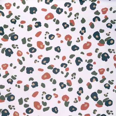 Tissu Imperméable déperlant Felyna léopard sur fond Ecru - Par 10 cm