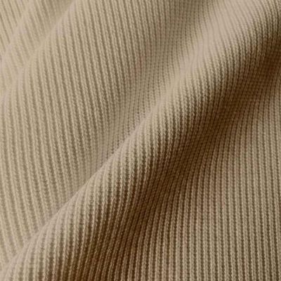 Tissu Maille Tricot Miloza uni Beige - Par 10 cm