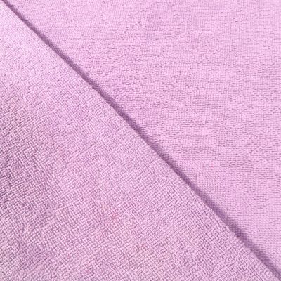 Tissu Micro Éponge Bambou Lilas - Par 10 cm