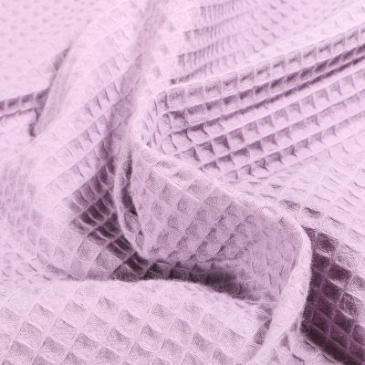 Tissu Nid d&#039;abeille Lilas - Par 10 cm
