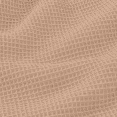 Tissu Nid d&#039;abeille Solara uni Nude poudré - Par 10 cm