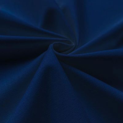 Tissu Coton enduit uni Bleu foncé - Par 10 cm