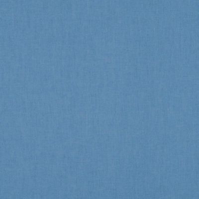 Tissu Coton enduit uni Bleu denim - Par 10 cm