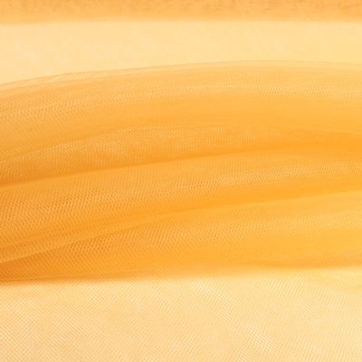 Tissu Tulle souple très grande largeur Ocre - Par 10 cm