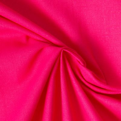 Tissu Coton uni Rose fuchsia - Par 10 cm