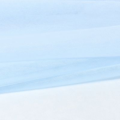 Tissu Tulle souple grande largeur Bleu azur - Au mètre