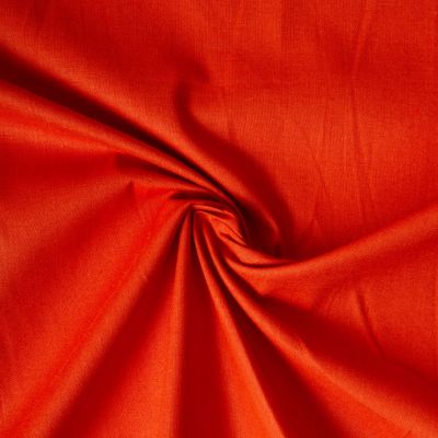 Tissu Coton uni Rouille - Par 10 cm