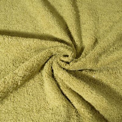 Tissu Eponge Premium 400 g/m² Vert tilleul - Par 10 cm