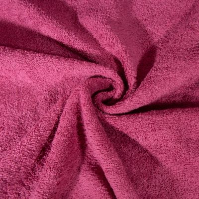 Tissu Eponge Premium 400 g/m² Lie de vin - Par 10 cm