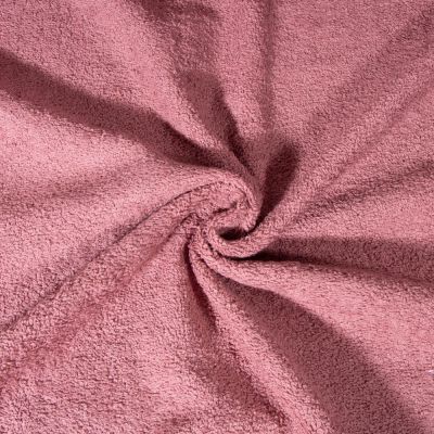 Tissu Eponge Premium 400 g/m² Vieux rose - Par 10 cm
