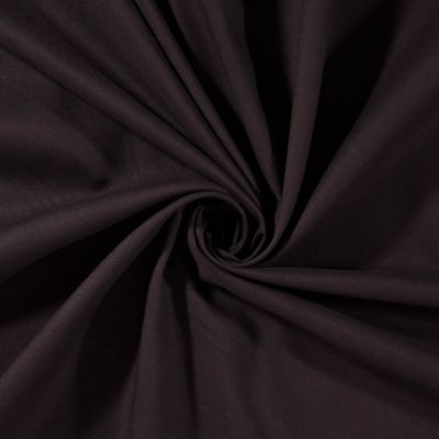 Tissu Coton uni Noir - Par 10 cm
