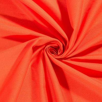 Tissu Coton uni Orange nacré - Par 10 cm