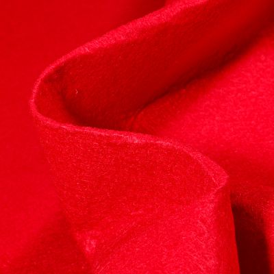 Tissu Feutrine 180 cm Rouge griotte - Par 10 cm